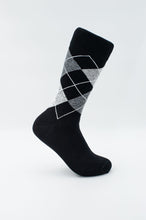 Load image into Gallery viewer, 200N Mercerised Cotton Business Sock - Argyle
