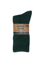 Load image into Gallery viewer, KIDS SCHOOLWEAR COTTON CREW SOCK - 3PK
