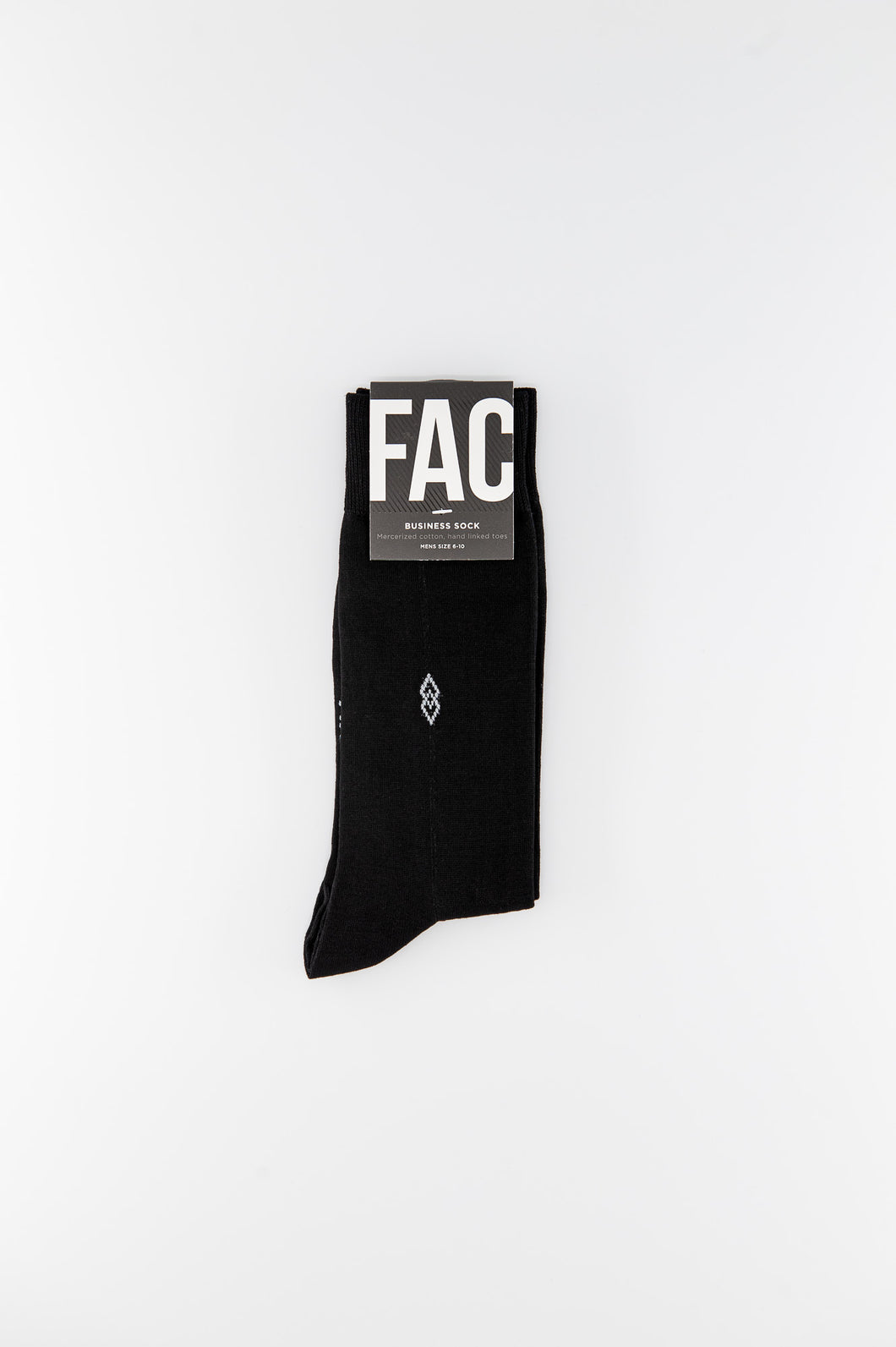 200N MERCERISED COTTON BUSINESS SOCK - DIAMOND