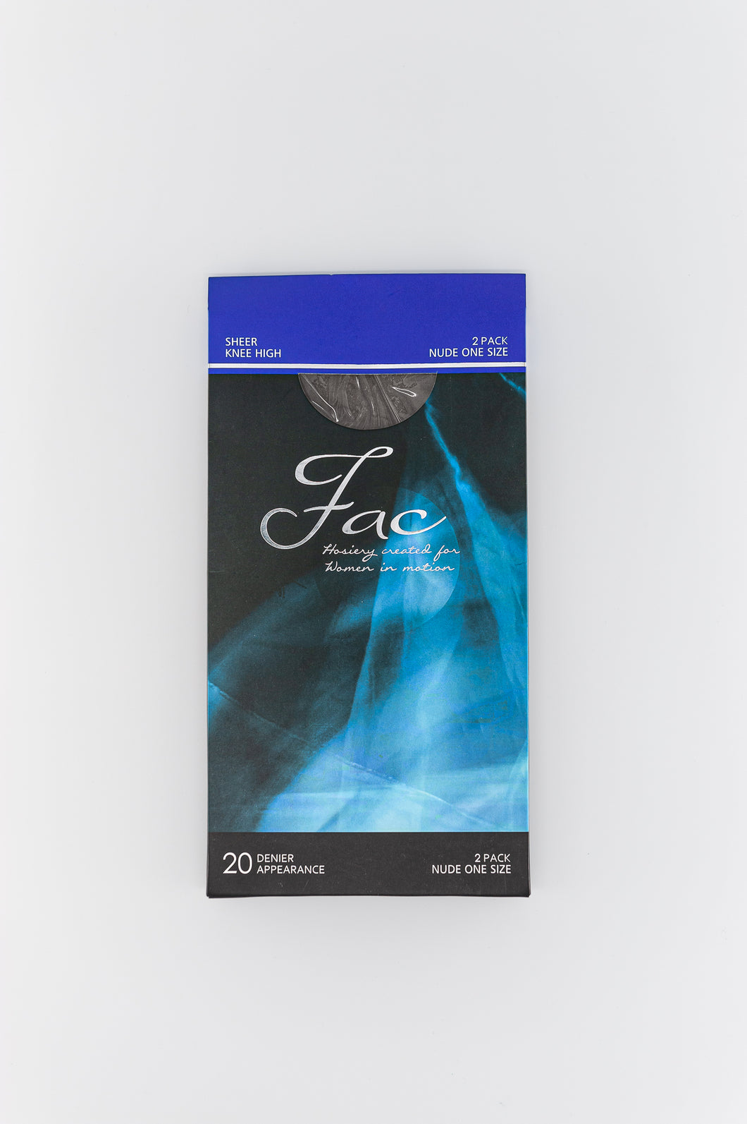 20D SHEER KNEE HIGH 2 PACK